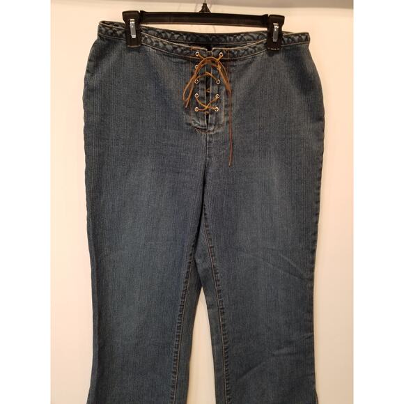 Sonoma Denim Capri Jean Capris Boho Style Size 10 - Picture 2 of 6